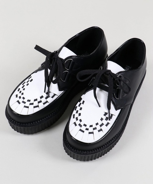 SPINNS(スピンズ)の「PU SHOES RUBBERSOLE(その他シューズ・メンズ・ブラック/ブラック系その他/ブラック×ホワイト・27.0cm/26.0cm)」の13枚目の写真
