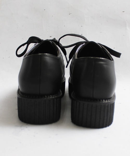 SPINNS(スピンズ)の「PU SHOES RUBBERSOLE(その他シューズ・メンズ・ブラック/ブラック系その他/ブラック×ホワイト・27.0cm/26.0cm)」の18枚目の写真