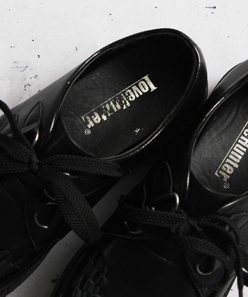 SPINNS(スピンズ)の「PU SHOES RUBBERSOLE(その他シューズ・メンズ・ブラック/ブラック系その他/ブラック×ホワイト・27.0cm/26.0cm)」の11枚目の写真