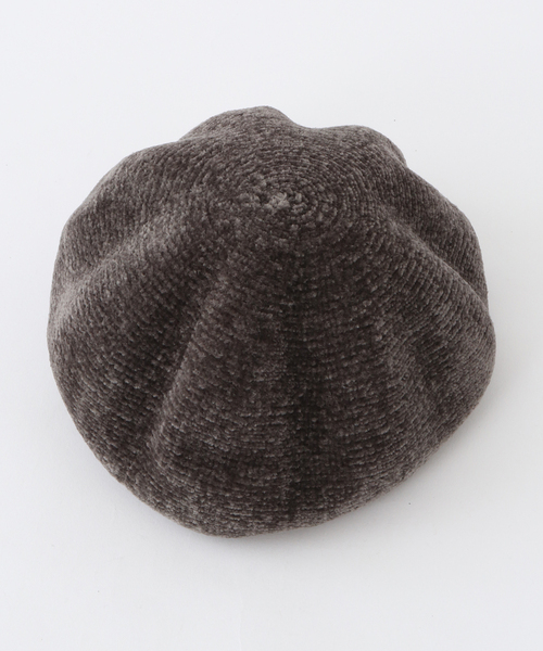 MELROSE claire(メルローズ クレール)の「【暖かみのあるモール糸を使ったベレー帽】(ハンチング/ベレー帽・レディース・グレイッシュベージュ/ブラック/アイボリー・FREE)」の10枚目の写真