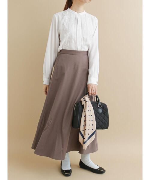 Te chichi(テチチ)の「フロントレースピンタックブラウス(シャツ/ブラウス・レディース・ネイビー/グレー/オフホワイト・フリ-)」の14枚目の写真