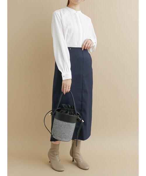 Te chichi(テチチ)の「フロントレースピンタックブラウス(シャツ/ブラウス・レディース・ネイビー/グレー/オフホワイト・フリ-)」の15枚目の写真