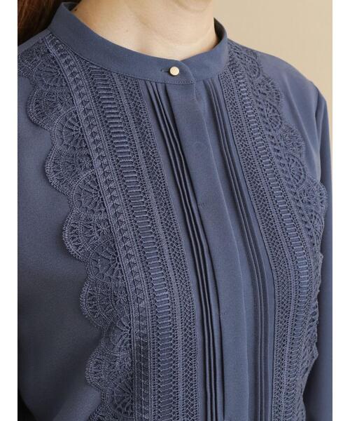 Te chichi(テチチ)の「フロントレースピンタックブラウス(シャツ/ブラウス・レディース・ネイビー/グレー/オフホワイト・フリ-)」の20枚目の写真