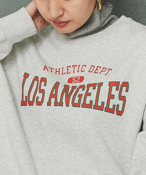 coen（コーエン）の「ヘビー裏起毛ロゴプリントスウェット（WEB限定カラー）（スウェット・レディース・ブラック/ライトグレー/ナチュラル/ネイビー/ダークグリーン・M/L）」の11枚目の写真