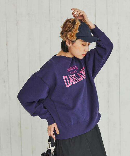 coen（コーエン）の「ヘビー裏起毛ロゴプリントスウェット（WEB限定カラー）（スウェット・レディース・ブラック/ライトグレー/ナチュラル/ネイビー/ダークグリーン・M/L）」の19枚目の写真