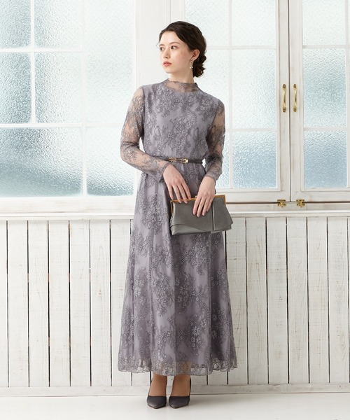 セール オールレースメロウ袖付きパーティードレス ワンピース Aimer エメ のファッション通販 Zozotown