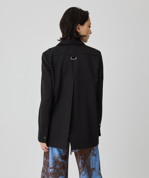 UNITED TOKYO(ユナイテッドトウキョウ)の「グロスハイムオーバージャケット(セットアップ・レディース・ブラック/ベージュ・1)」の7枚目の写真