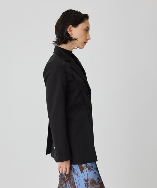 UNITED TOKYO(ユナイテッドトウキョウ)の「グロスハイムオーバージャケット(セットアップ・レディース・ブラック/ベージュ・1)」の8枚目の写真