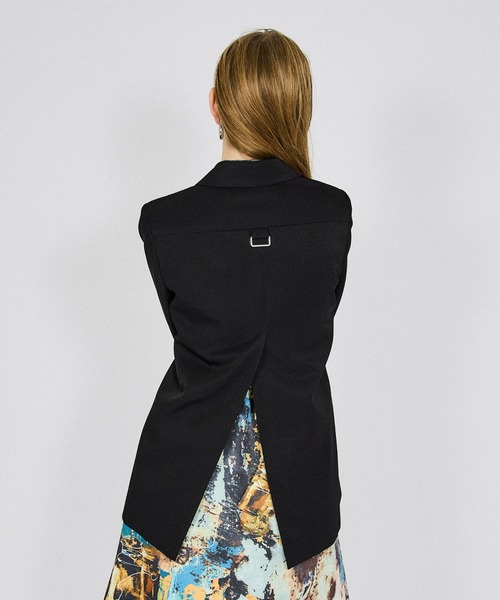 UNITED TOKYO(ユナイテッドトウキョウ)の「グロスハイムオーバージャケット(セットアップ・レディース・ブラック/ベージュ・1)」の19枚目の写真