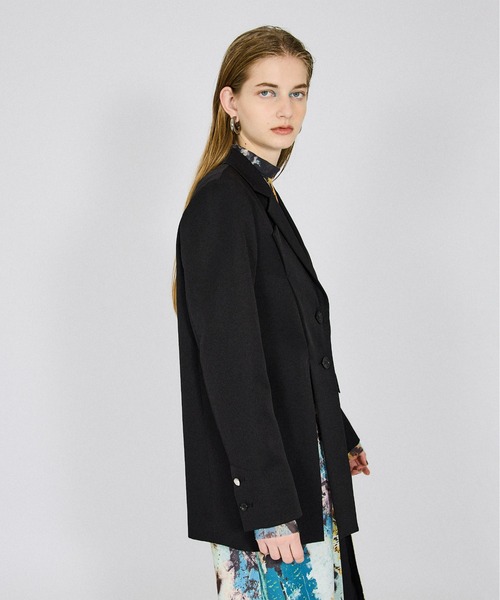 UNITED TOKYO(ユナイテッドトウキョウ)の「グロスハイムオーバージャケット(セットアップ・レディース・ブラック/ベージュ・1)」の20枚目の写真