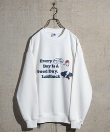 Red Cap Girl（レッドキャプガール）の「【a-r】〔25SS新柄追加〕〔Red Cap Girl/レッドキャップガール〕 RCGフロント/バック イラストプリント ルーズシルエット クルーネックスウェット（スウェット・メンズ）」