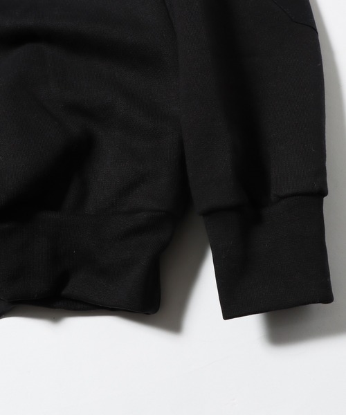realsyndrome(リアルシンドローム)の「GAME SPORTS WEAR/ゲームスポーツウェア Work Shirt 無地 ハーフジップ スウェット(スウェット・メンズ・グレー/ブラック・M/L/XL)」の14枚目の写真