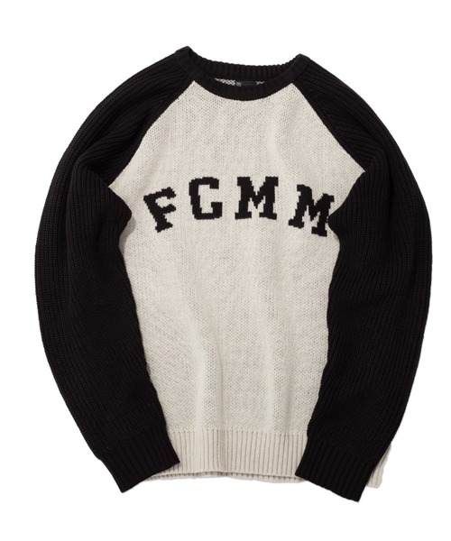 FCMM(エフシーエムエム)の「【日本限定アイテム】ARCH LOGO KNIT SWEATER/アーチロゴニットセーター(ニット/セーター・メンズ・グレー/ネイビー/ブラック・MEDIUM/X-LARGE/SMALL/LARGE)」の3枚目の写真