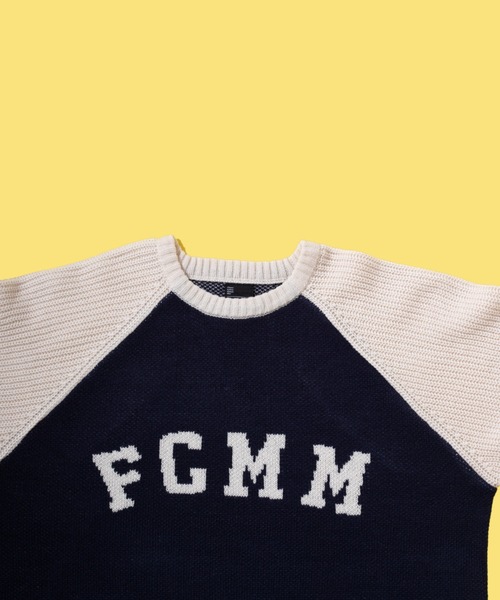 FCMM(エフシーエムエム)の「【日本限定アイテム】ARCH LOGO KNIT SWEATER/アーチロゴニットセーター(ニット/セーター・メンズ・グレー/ネイビー/ブラック・MEDIUM/X-LARGE/SMALL/LARGE)」の12枚目の写真