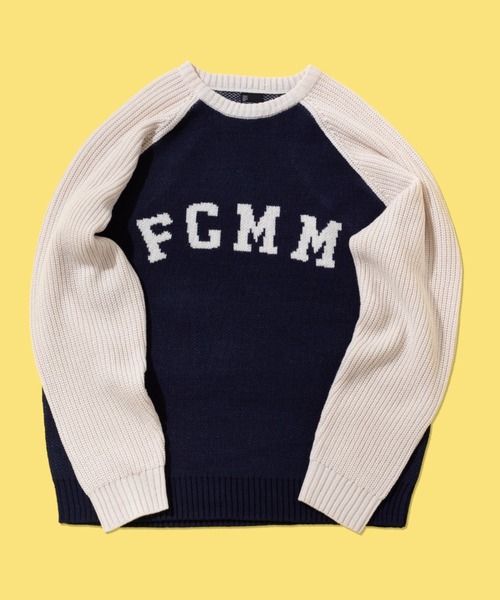 FCMM(エフシーエムエム)の「【日本限定アイテム】ARCH LOGO KNIT SWEATER/アーチロゴニットセーター(ニット/セーター・メンズ・グレー/ネイビー/ブラック・MEDIUM/X-LARGE/SMALL/LARGE)」の11枚目の写真