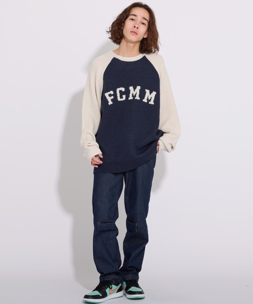 FCMM(エフシーエムエム)の「【日本限定アイテム】ARCH LOGO KNIT SWEATER/アーチロゴニットセーター(ニット/セーター・メンズ・グレー/ネイビー/ブラック・MEDIUM/X-LARGE/SMALL/LARGE)」の13枚目の写真