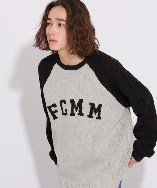 FCMM(エフシーエムエム)の「【日本限定アイテム】ARCH LOGO KNIT SWEATER/アーチロゴニットセーター(ニット/セーター・メンズ・グレー/ネイビー/ブラック・MEDIUM/X-LARGE/SMALL/LARGE)」の10枚目の写真