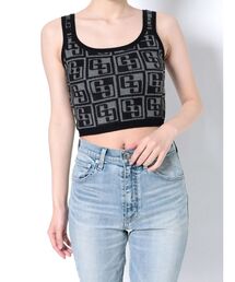 GYDA | GG TILE PATTERN ニットタンクトップ(ニット/セーター)