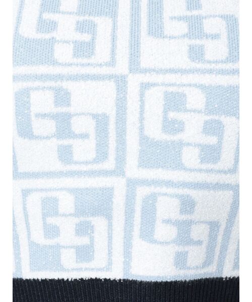 GYDA（ジェイダ）の「GG TILE PATTERN ニットタンクトップ（ニット/セーター・レディース・ブラック/ライトブルー・FREE）」の15枚目の写真