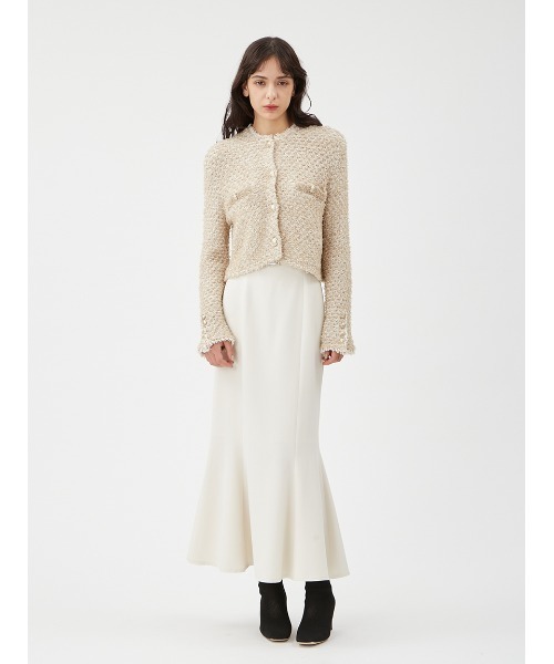 FRAY I.D（フレイアイディー）の「ツイードニットカーディガン（カーディガン/ボレロ）」 - WEAR