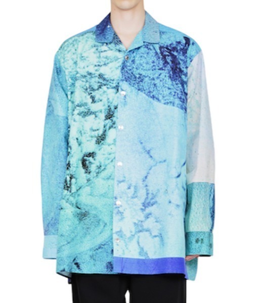 th products(ティーエイチプロダクト)の「DY Oversized Shirt(シャツ/ブラウス・メンズ・ブラック系その他2/ブラック系その他/ブルー系その他/ブルー系その他2・2/1)」の5枚目の写真