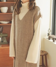 シアーベロアタートルネックトップス/【WEB/EC限定商品】