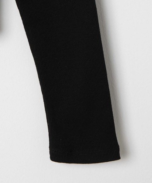 WEGO(ウィゴー)の「WEGO/ワンポイント刺繍リブトップス(Tシャツ/カットソー・レディース・ホワイト/ブラック・FREE)」の21枚目の写真