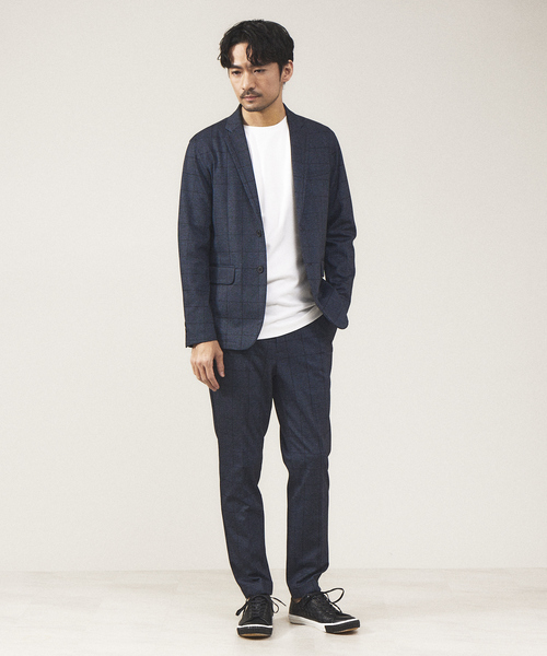 ABAHOUSE GRAY（アバハウスグレイ）の「【クルーネック】ポンチ 長袖 Tシャツ（Tシャツ/カットソー・メンズ・ホワイト/ライトグレー/ブラック/ネイビー/セージグリーン/グレイッシュブルー/スモークピンク/グレイッシュベージュ・46/48）」の17枚目の写真