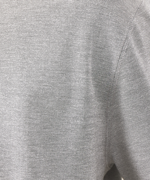 ABAHOUSE GRAY（アバハウスグレイ）の「【クルーネック】ポンチ 長袖 Tシャツ（Tシャツ/カットソー・メンズ・ホワイト/ライトグレー/ブラック/ネイビー/セージグリーン/グレイッシュブルー/スモークピンク/グレイッシュベージュ・46/48）」の19枚目の写真
