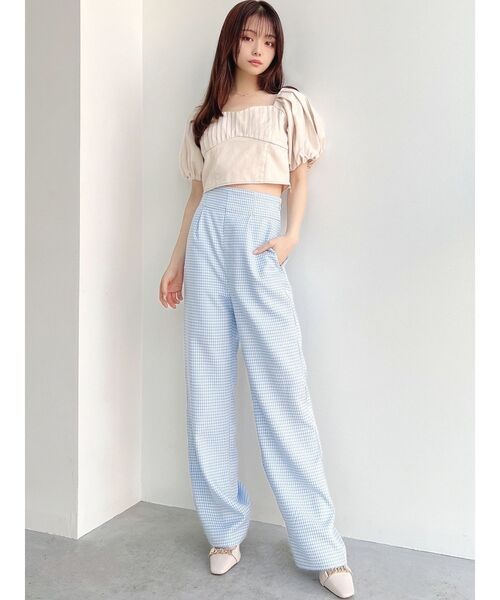 RESEXXY（リゼクシー）の「コルセットタックデザインブラウス（シャツ/ブラウス・レディース・インディゴブルー/ブラック/アイボリー・FREE）」の8枚目の写真