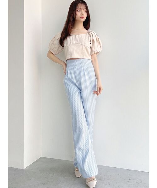 RESEXXY（リゼクシー）の「コルセットタックデザインブラウス（シャツ/ブラウス・レディース・インディゴブルー/ブラック/アイボリー・FREE）」の9枚目の写真