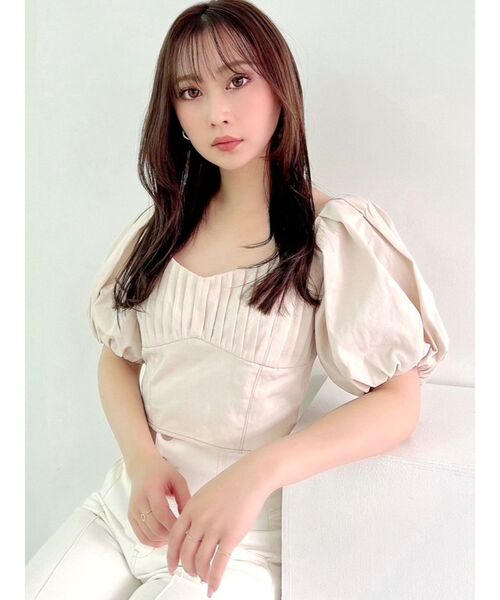 RESEXXY（リゼクシー）の「コルセットタックデザインブラウス（シャツ/ブラウス・レディース・インディゴブルー/ブラック/アイボリー・FREE）」の15枚目の写真