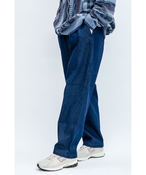 Beno(ビーノ)の「10ozデニム イージーワイドバルーンパンツ(デニムパンツ・メンズ・ブラック/ワンウォッシュ・L/M)」の5枚目の写真