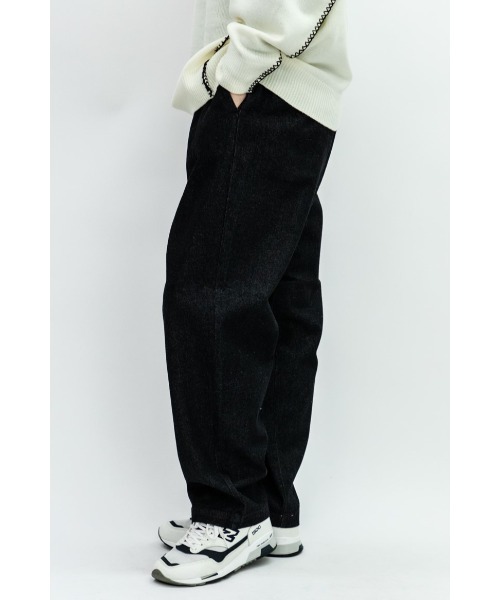 Beno(ビーノ)の「10ozデニム イージーワイドバルーンパンツ(デニムパンツ・メンズ・ブラック/ワンウォッシュ・L/M)」の15枚目の写真