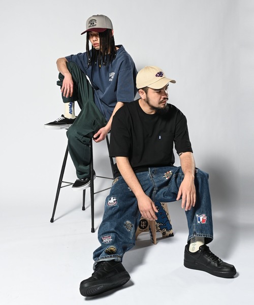 Lafayette（ラファイエット）の「LFYT ラファイエット [Lafayette] -  ボールキャップ ダッドハット [LFYT TAGGING DAD HAT ] LS231407（ハット・メンズ・ナチュラル/ブラック/ネイビー・ONE SIZE）」の4枚目の写真