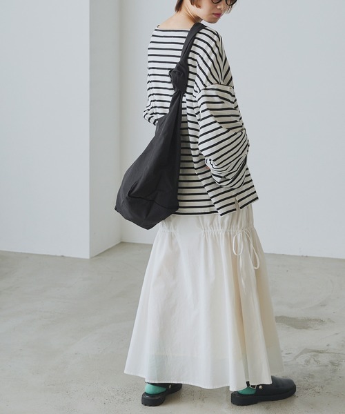 forksy.（フォルクシー）の「【forksy.】ナイロンムスビデザインショルダーバック（ショルダーバッグ・レディース・モカ/ブラック/ミント/イエロー/アイボリー・FREE）」の20枚目の写真