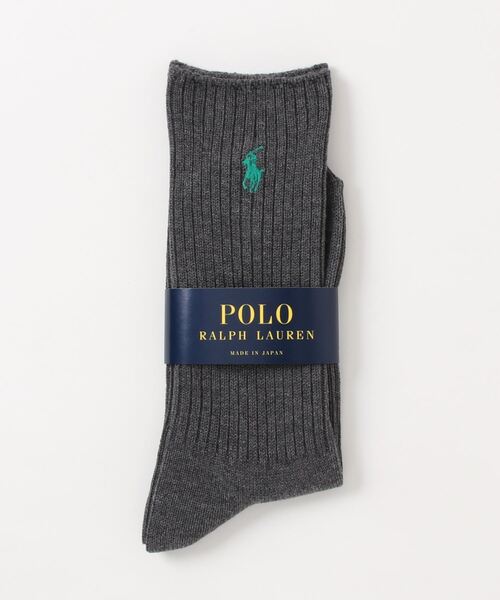 POLO RALPH LAUREN(ポロ ラルフ ローレン)の「POLO RALPH LAUREN メンズ ワンポイント ローゲージ リブソックス 02012605(ソックス/靴下・メンズ・グリーン系その他2/グリーン系その他/ダークブルー/イエロー/オレンジ/ネイビー/レッド/モスグリーン/パープル系その他/グリーン/ライトグレー/ライトピンク/ライトブルー/ブラック/ターコイズブルー/ダークグリーン/オレンジ系その他2/ホワイト/オレンジ系その他/チャコール/ラベンダー/コバルトブルー/ブルー系その他/ライトグリーン/サックスブルー/サーモンピンク/ピンク/レッド系その他/ブルー/ピンク系その他/イエロー系その他/バイオレット・25-27CM)」の5枚目の写真