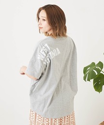 CUBE SUGAR（キューブシュガー）の「汗ジミ防止カットソーバックプリントTシャツ（Tシャツ/カットソー）」