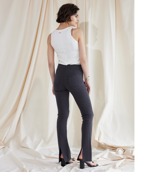 ALEXIA STAM ニット パンツ Front Pocket Knit Pants | ALEXIA STAM