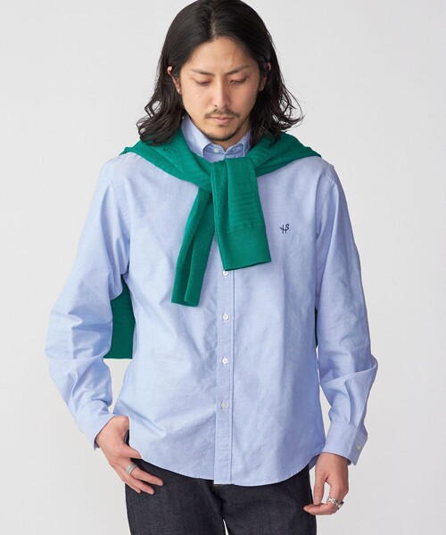 SHIPS(シップス)の「*SHIPS: 吸水速乾 COOLMAX(R) ワンポイント オックスフォード ボタンダウン シャツ(シャツ/ブラウス・メンズ・ホワイト/ライトブルー・SMALL/MEDIUM/LARGE/X-LARGE)」の9枚目の写真