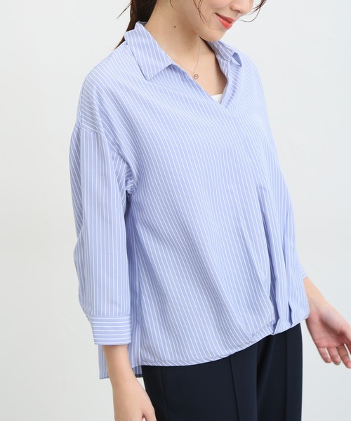 Honeys（ハニーズ）の「ベアトップ（キャミソール・レディース・ブラック/オフホワイト・LL/S/L/M）」の7枚目の写真