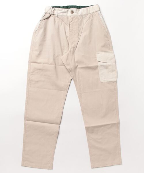 KRIFF MAYER Lady's Collection（クリフメイヤーレディースコレクション）の「異素材ミックスカーゴパンツ（カーゴパンツ・レディース・カーキ/ナチュラル/ベージュ/カラフル/ブラック/ブラウン・LARGE/MEDIUM）」の14枚目の写真