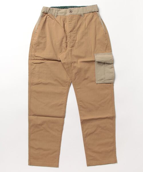 KRIFF MAYER Lady's Collection（クリフメイヤーレディースコレクション）の「異素材ミックスカーゴパンツ（カーゴパンツ・レディース・カーキ/ナチュラル/ベージュ/カラフル/ブラック/ブラウン・LARGE/MEDIUM）」の13枚目の写真