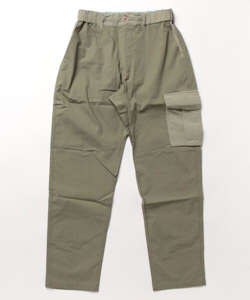 KRIFF MAYER Lady's Collection（クリフメイヤーレディースコレクション）の「異素材ミックスカーゴパンツ（カーゴパンツ・レディース・カーキ/ナチュラル/ベージュ/カラフル/ブラック/ブラウン・LARGE/MEDIUM）」の12枚目の写真