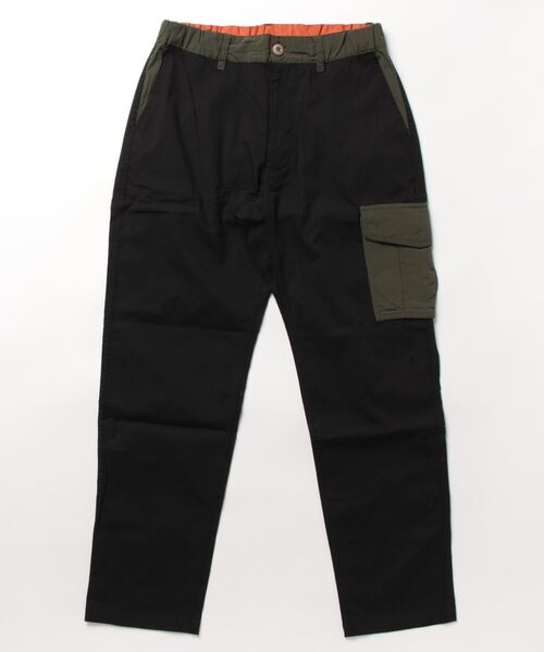 KRIFF MAYER Lady's Collection（クリフメイヤーレディースコレクション）の「異素材ミックスカーゴパンツ（カーゴパンツ・レディース・カーキ/ナチュラル/ベージュ/カラフル/ブラック/ブラウン・LARGE/MEDIUM）」の10枚目の写真