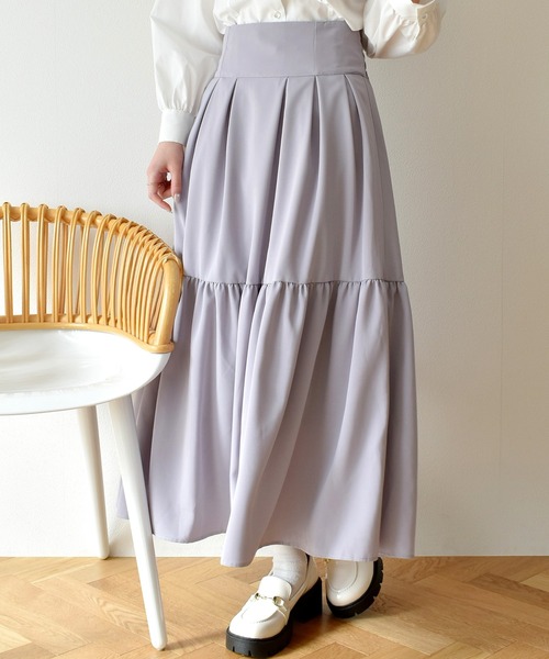 ems excite（エムズエキサイト）の「ハイウエストフレアSK（スカート・レディース・ホワイト系その他/ブラック/ブルー/ピンク・FREE）」の21枚目の写真