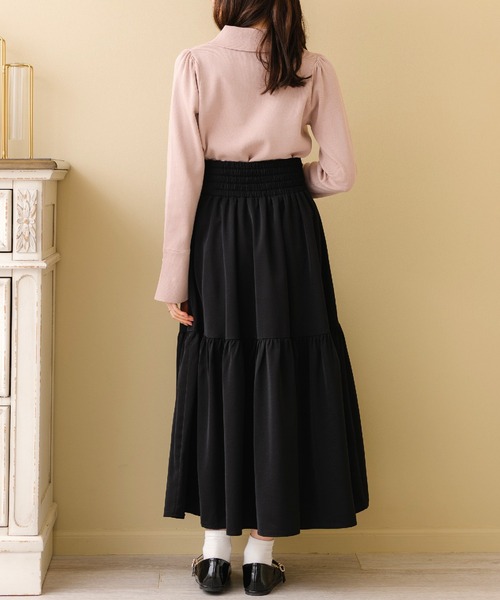 ems excite（エムズエキサイト）の「ハイウエストフレアSK（スカート・レディース・ホワイト系その他/ブラック/ブルー/ピンク・FREE）」の19枚目の写真