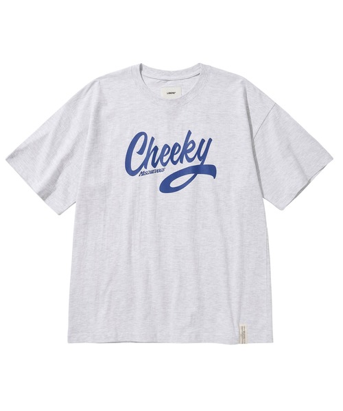 LIBERE(リベーレ)の「LIBERE リベーレ / CHEEKY SS TEE チーキーグラフィックプリントビッグシルエットTシャツ / 231210-231211(Tシャツ/カットソー・メンズ・ネイビー/グレー・MEDIUM/LARGE/SMALL)」の3枚目の写真