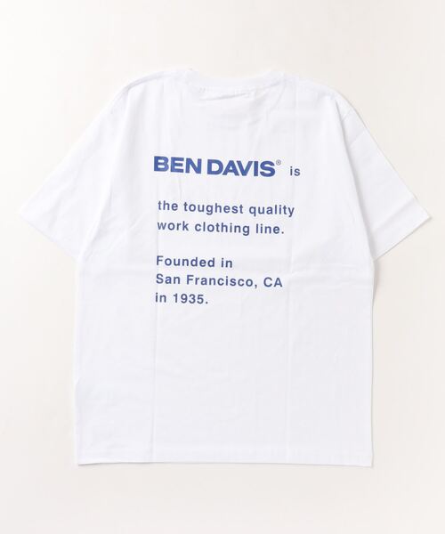 BEN DAVIS(ベンデイビス)の「BEN DAVIS/ベンデイビス ゴリラワンポイント刺繍 バックプリント 半袖Tシャツ レディース メンズ(Tシャツ/カットソー・レディース・カーキ/ブラック/ホワイト/ラベンダー・M/L/LL)」の21枚目の写真