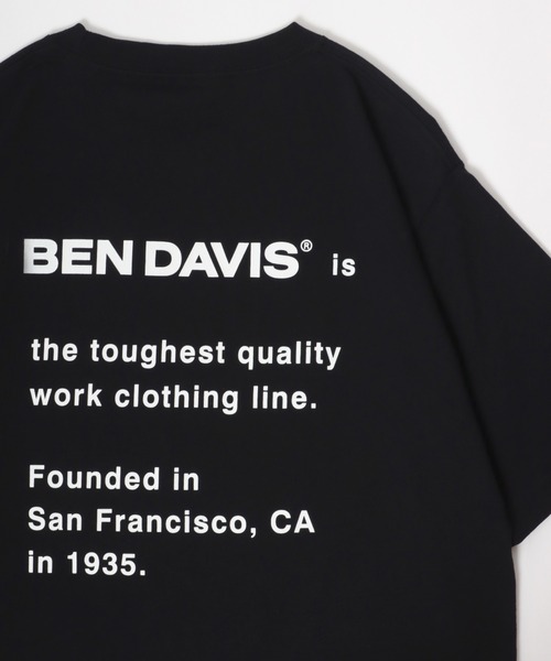 BEN DAVIS(ベンデイビス)の「BEN DAVIS/ベンデイビス ゴリラワンポイント刺繍 バックプリント 半袖Tシャツ レディース メンズ(Tシャツ/カットソー・レディース・カーキ/ブラック/ホワイト/ラベンダー・M/L/LL)」の8枚目の写真